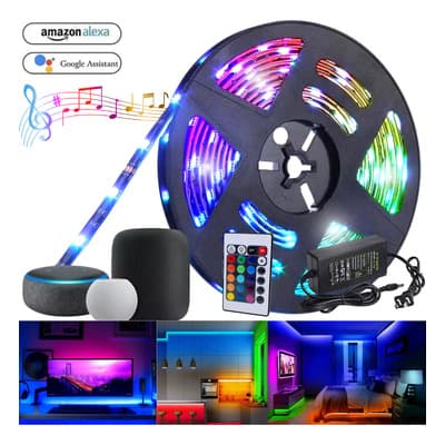 Tira De Led Smart Rgb 5050 Wifi Bluetooth 5 Metros /e - $283.10 en Mercado Libre | PrecioMX