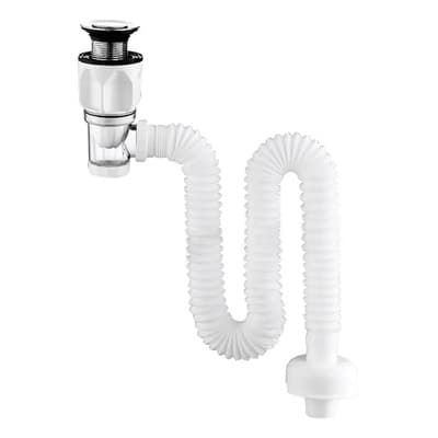 1pcs Cespol Fregadero Lavabo Con Botón Cespol Para Desagüe Blanco Caspol Con Sistema Antiolor Y Pulsador Automático De Fregado Cespol Con Sistema Anti Olores Botón Push Para Lavabo Desague Antiolores - $89.79 en Mercado Libre | PrecioMX