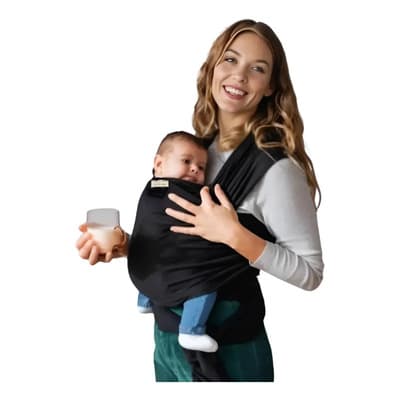 Rebozo Fular Bebe Portabebés Ergonómico Elástico Canguro Color Negro Fular Elástico Vía Láctea - $288.00 en Mercado Libre | PrecioMX