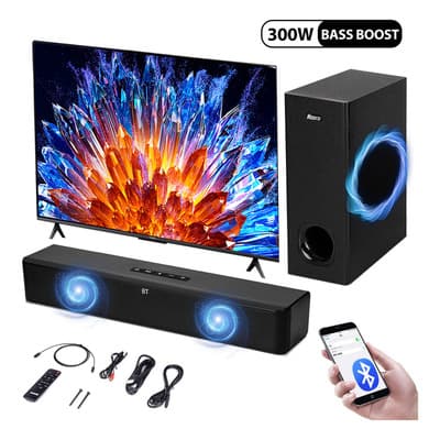 Barra De Sonido Hzero Hz-600 300w Subwoofer 2.1 Canales Bluetooth Hdmi Arc Usb Negro 20 Hz - 20 Khz - $1,246.04 en Mercado Libre | PrecioMX