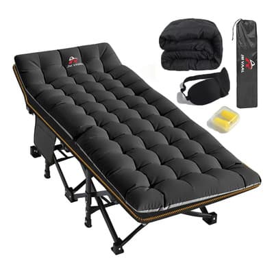 Catre Plegable De Acampar Jm Vaal Con Colchón 187x67 Cm Color Negro - $899.55 en Mercado Libre | PrecioMX