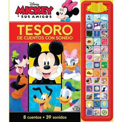 Tesoro De Cuentos Con Sonido Mickey Y Sus Amigos Sd Treasury, De Mickey. Mickey Y Sus Amigos, Vol. 1. Editorial Pi Kids, Tapa Dura En Español, 2024