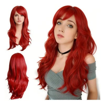 Peluca Pelucas Tiiyee Roja Larga Mujer Natural Ondulada Rizos Cosplay Peluca Roja Larga Pelucas De Pelucas Para Mujer Pelucas Largas Onduladas Pelucas Naturales Cabello Larga Naturalmente Rizada Dama - $198.76 en Mercado Libre | PrecioMX