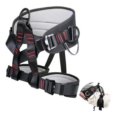 Arnés De Escalada Ajustable De Grosor Medio Para Rescatar Fuego, Escalada, Escalada, Árbol, Cinturones De Seguridad La... G Negro - $418.06 en Mercado Libre | PrecioMX