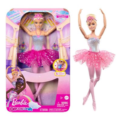 Barbie Fantasía Bailarina Luces Brillantes Tutú Rosa 3+ Años - $483.00 en Mercado Libre | PrecioMX