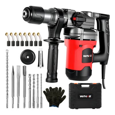 Rotomartillo Wanse 2200W SDS Plus 28mm Taladro Cincelador Perforador Industrial