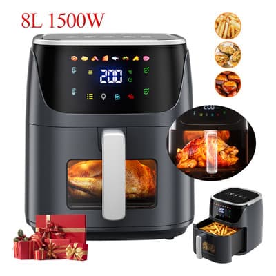 Horno Multifuncional Freidora De Aire+rostizador+deshidratad Color Negro 1500 W - $1,029.68 en Mercado Libre | PrecioMX