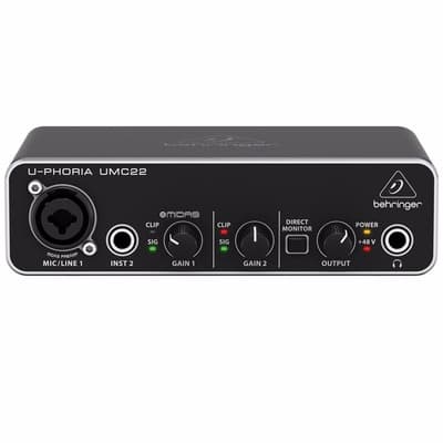 Behringer Umc22 U-phoria Interface Micrófono / Instrumento - $1,627.00 en Mercado Libre | PrecioMX