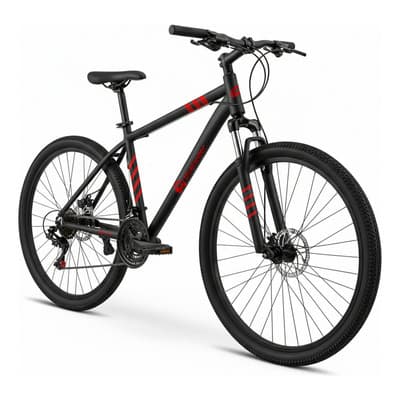 Bicicleta De Montaña Tourney Rodada 26 Freno De Disco 21 Velocidades Color Negro Rojo Bluelander - $3,898.92 en Mercado Libre | PrecioMX