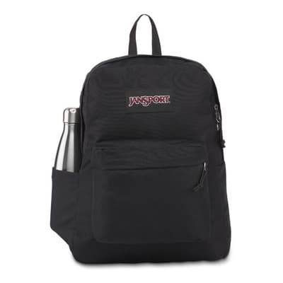 Mochila urbana JanSport Superbreak color black diseño liso 26L