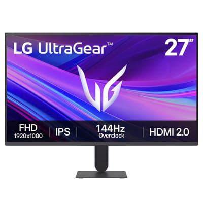 Monitor Gamer 27 Pulgadas LG Ultragear Pantalla Full Hd Ips Overclock De 144 Hz, Compatible Con Nvidia G-sync 99%, Tiempo De Respuesta 1ms Negro