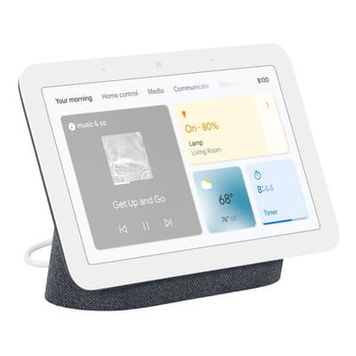 Google Nest Hub 2nd Gen con asistente virtual Google Assistant, pantalla integrada de 7" color charcoal - $3,499.00 en Mercado Libre | PrecioMX