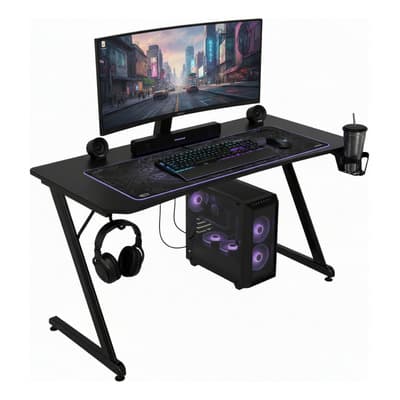 Escritorio Gamer Minimalista Negro Estructura Metal Juego - $1,269.00 en Mercado Libre | PrecioMX