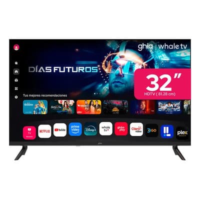 Smart Tv Ghia 32 Hd Led Wifi Hdmi Usb Dolby Frameless
