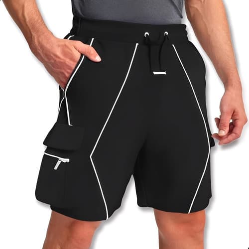 Bermudas Shorts Bolsas Pantalón Cargo De Playa Casual Hombre - $175.47 en Mercado Libre | PrecioMX