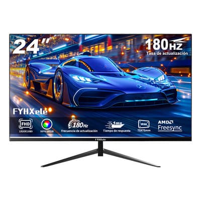 Monitores Gamer Fyhxele De Computadora 24 Pulgadas 1k 180hz 1ms Amd Freesync
