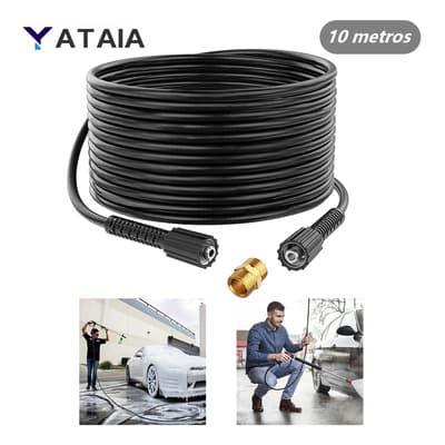 Yataia® Manguera Pvc M22-14mm 10 Metros 2000psi Manguera Para Hidrolavadora Herramientas Manguera Lavadora Alta Presión Manguera Hidrolavadora, Manguera Para Hidrolavadora, Manguera Alta Presion Negro - $258.98 en Mercado Libre | PrecioMX