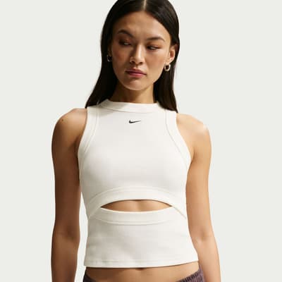 Nike Sportswear Camiseta Beige Para Mujer