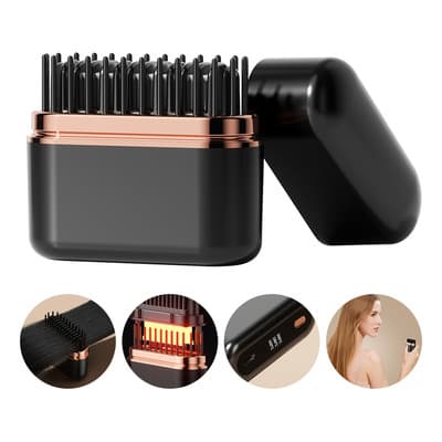 Alisador De Pelo Glambrush Mini,3 Temperaturas Negro - Peine Para Alisar El Cabello - $378.10 en Mercado Libre | PrecioMX