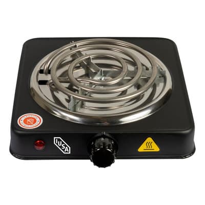 Parrilla Eléctrica, 1 Quemador Espiral, 1000 W. Color Negro - $299.00 en Mercado Libre | PrecioMX