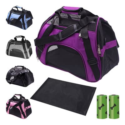 Bolsa De Mascotas Plegable Transportadora Para Gatos Perros