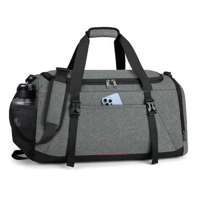 Maleta Deportiva Bolsa Gym Mochila Viaje Fitness Para Hombre Rainsmore Rm5606-40l Gris Liso Grande 40l - $480.00 en Mercado Libre | PrecioMX