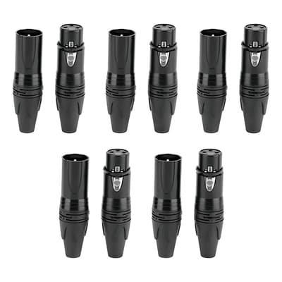 Conector Xlr Tipo Canon Macho Audio Y Dmx Harden 5 Pares Bk - $239.00 en Mercado Libre | PrecioMX