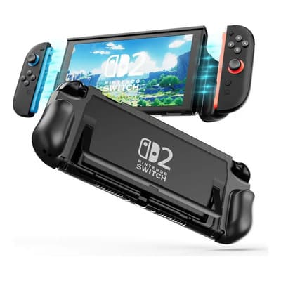 Funda Protectora Akyax Para Nintendo Switch 2 Case Ergonómico Negro - $250.00 en Mercado Libre | PrecioMX