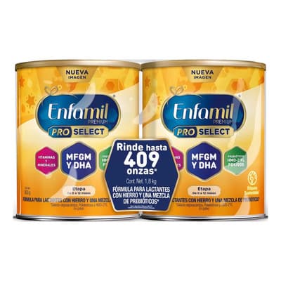 Fórmula Láctea 1 Bebés Enfamil Premium 2 De 900g