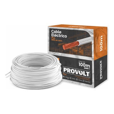 Cable Eléctrico Thw Cobre Calibre 12 100m Plus Cubierta Blanco - $899.00 en Mercado Libre | PrecioMX