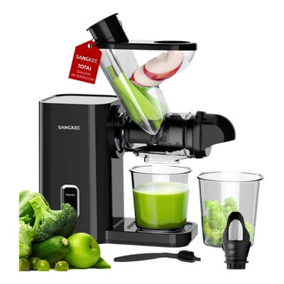 Sangkee Extractor De Jugos, Exprimidora De Jugos De Masticación Lenta,exprimidor De Prensado En Frío Para Verduras Y... Negro - $1,246.57 en Mercado Libre | PrecioMX