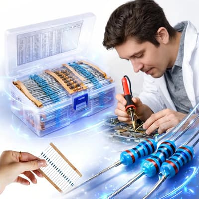 Resistores 130 Valores 1/4w Conjunto Precisión Con 20 Unidades De Cada Uno,2600 Piezas 1r-3mkit De Resistenciasequipado Con Cajas De Almacenamiento Profesionale - $269.50 en Mercado Libre | PrecioMX