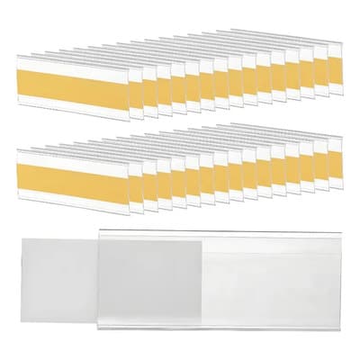 Solviora 100 Piezas Porta Precios Tira De Etiquetas Pvc Transparentes Blanco. Adecuado Para Supermercados, Tiendas, Tiendas De Accesorios De Ropa, Cafeterías, Fruterías Y Oficinas. - $198.50 en Mercado Libre | PrecioMX