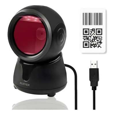 Lector De Código De Barras 1d/2d Qr Usb Escritorio Detección Automática De Código De Barras Para Supermercados Librerías Almacenes Y Biblioteca Color Negro Kuiiyer E323 - $413.42 en Mercado Libre | PrecioMX