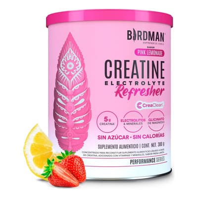 Birdman Creatine Refresher | Creatina Monohidratada Con Electrolitos, Magnesio Y Vitaminas | Pink Lemonade | 30 Porciones - $479.00 en Mercado Libre | PrecioMX