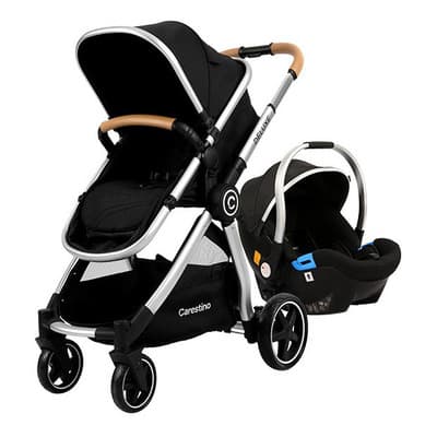 Carriola Carestino Deluxe V2 New Black Plateado - $7,598.00 en Mercado Libre | PrecioMX