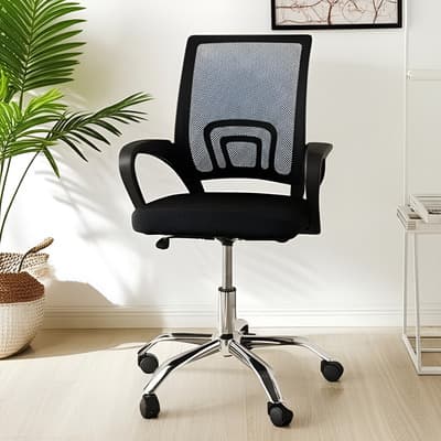 Silla De Oficina Ergonómica Cuory Cuosorm3 Negra Respaldo De Malla Transpirable Negro - $819.00 en Mercado Libre | PrecioMX