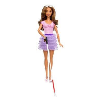 Barbie Muñeca Inclusiva Con Ceguera Con Accesorios 3+ Años - $112.85 en Mercado Libre | PrecioMX