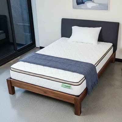 Colchon King Size Bio Cotton Memory Foam Bio Mattress Altura 22.5 cm con Capitonado para Confort Extra