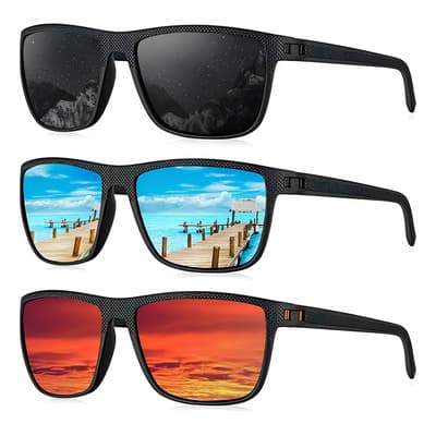 Timotech Lentes De Sol Polarizados Para Hombre Con Uv Varilla Negro - $349.99 en Mercado Libre | PrecioMX