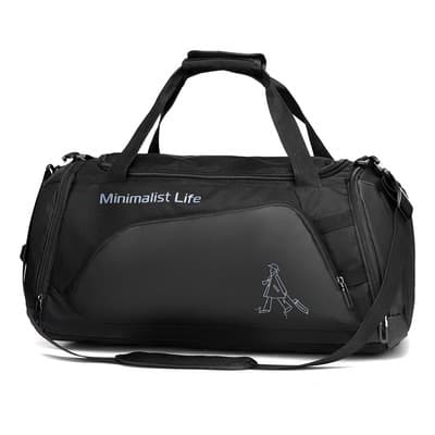 Tethram Bolsa De Gym Para Viaje Deportiva Maleta De Viaje Gran Capacidad Para Hombres Mujeres Con Correa Ajustable... Liso Negro - $255.00 en Mercado Libre | PrecioMX