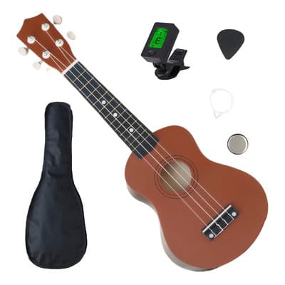 Ukulele Soprano Acústico 4 Cuerda Guitarra Afinador Púa 21in, Ukelele De 4 Cuerdas Para Principiantes Kit De Tilo Con Bolsa Afinador 4cuerdas De Repuesto Y Púa, Mejor Regalo Perfecto Para Niños Marrón - $298.23 en Mercado Libre | PrecioMX