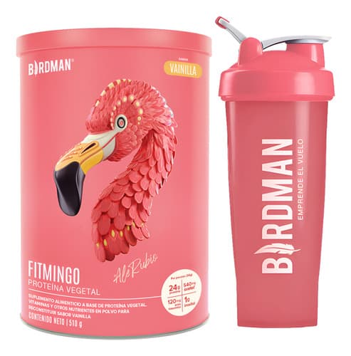 Kit Birdman Proteína Fitmingo 510g + Shaker 600ml - $898.08 en Mercado Libre | PrecioMX