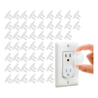 Velstron Protectores De Contactos Para Enchufe 50 Pzas, Seguridad Para Bebés Y Niños, Protectores Transparentes, Resistentes Y Estables, Evitan El Contacto Con La Electricidad - $81.00 en Mercado Libre | PrecioMX