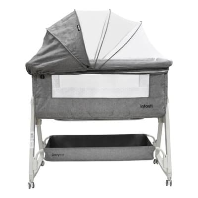 Cuna Corral Para Bebe Mosquitero Con Cambiador Desmontable - Gris Liso - $2,399.00 en Mercado Libre | PrecioMX