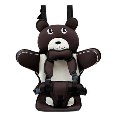 Silla De Auto Portátil Para Niños Con Arnés De 5 Puntos