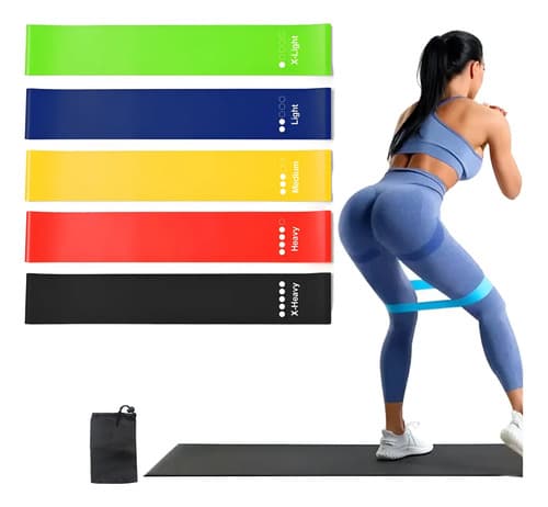 Kit De 5 Bandas Ligas De Resistencia Piernas Ejercicio Yoga - $64.04 en Mercado Libre | PrecioMX