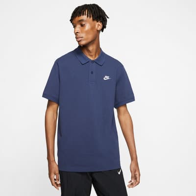 Nike Sportswear Playera Polo Azul Para Hombre