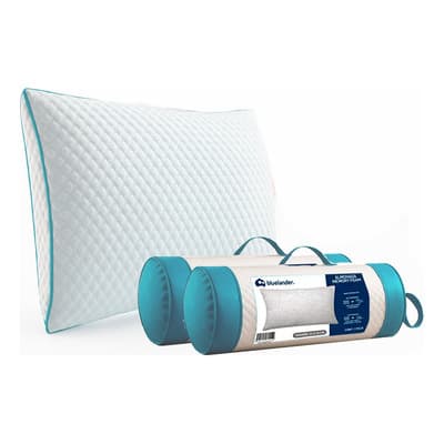 2 Almohadas Memory Foam 45*64 Cm Ortopedica Suave Estandar Color Almohada