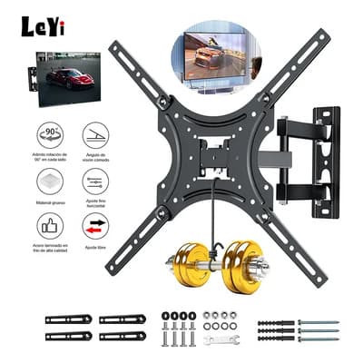 Letech ®soporte De Pantalla Pared Tv Para 32-55 Pulgada Ajuste Ángulo Amplio (inclinación 15°) Máx 20kg Calidad... Negro - $189.98 en Mercado Libre | PrecioMX